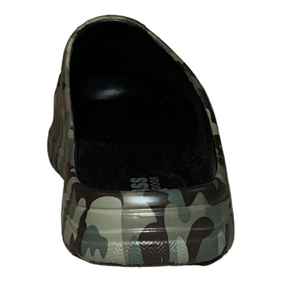 GH Bass Womens Field Clog Flats Camo Blevel Green Brown 11M New - Picture 5 of 9